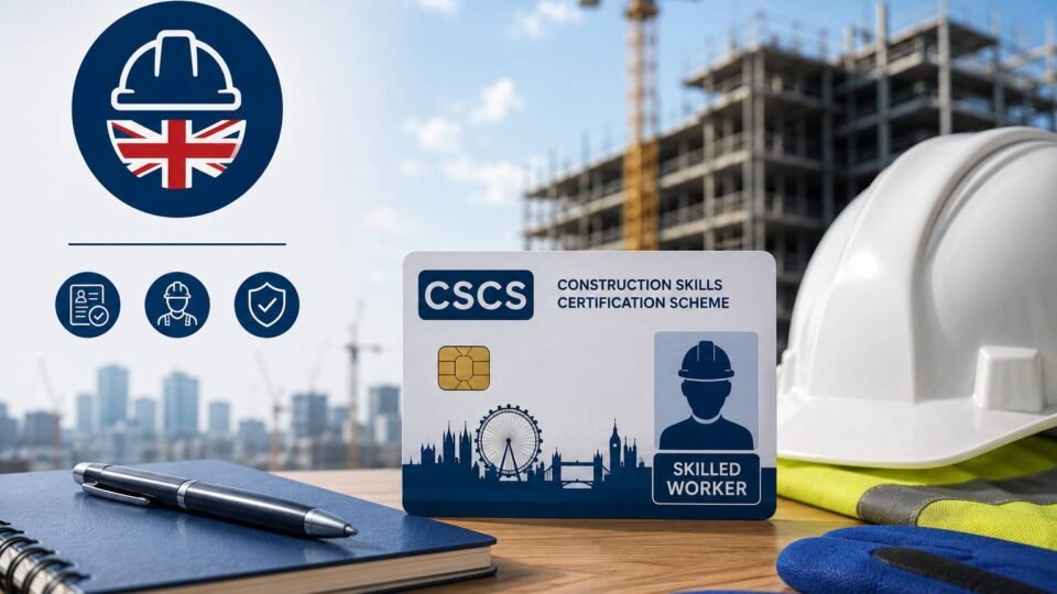 CSCS cards explained for beginners starting a career in the UK construction industry