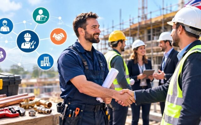Construction networking for plumbers in the UK