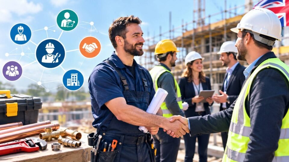 Construction networking for plumbers in the UK